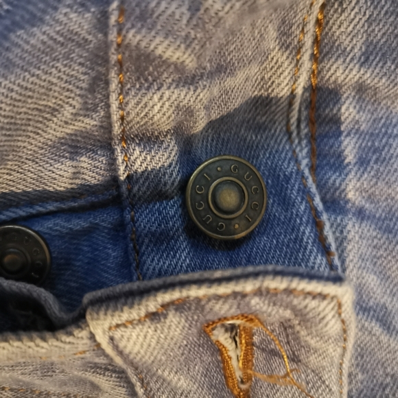 Gucci wolf jeans